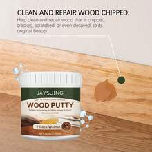 JAYSUING 多用途木材填充漆，可遮盖裂缝、缝隙、涂鸦，适用于木制品 - 楓木色150g - 查看 8