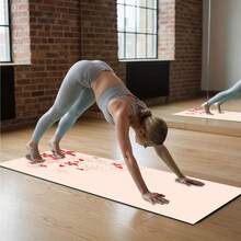 1pc 71*22inch Yoga Mat, Various Patterns Available, Non-Slip & Durable, Extra Wide & Thick, Suitable For Home Use, Fitness, Beginner Yoga Training - Multicolor - View 4