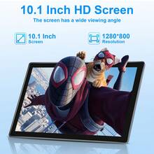 Qetupa Z50 10.1 英寸 Android 15 平板电脑，MTK8183 八核 2.0GHz 处理器，6GB RAM + 128GB ROM（支持 1TB SD 卡扩展），1280*800 高清 IPS 触摸屏，5MP 前置摄像头 + 8MP 后置摄像头，6000mAh 电池，802.11ax Wi-Fi 6，蓝牙 5.2，GPS，Type-C 充电端口。 - 藍色 - 查看 2