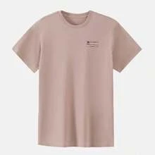 CAMEL CROWN Men's Outdoor Quick-Dry T-Shirt, Lightweight Breathable Moisture-Wicking Cooling Sun Protection Round Neck Short Sleeve T-Shirt, Summer - Peach Wood - View 4