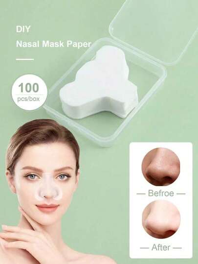 Wet Nose Compressed Cotton, Special Nose Face Mask Paper For Facial Care, Makeup Remover Pads, Moisturizing Nose Strips, Cotton Pads, Disposable Nose Face Mask Patches
