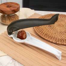 栗子开壳器，坚果夹，不锈钢十字栗子夹，坚果工具，适用于栗子、核桃、杏仁及各种坚果的开壳、去皮、剥壳，厨房小工具 - 彩色 - 查看 1