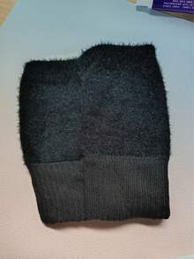 Guantes sin dedos de lino negro 100%, apropiados para el calor del otoño/invierno, excelente regalo para el Día de San Valentín - multicolor - Ver 15