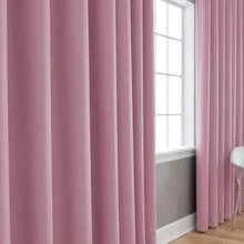Blackout Curtain, Light Blocking, 2.80 X 2.20 M, Living Room/Bedroom - Màu Hồng baby - Xem 5