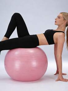 Pelota de yoga premium y gruesa, mejora el entrenamiento de fitness y equilibrio, pelota de estabilidad antideslizante y antiexplosión, adecuada para hombres y mujeres, equilibrio del núcleo, pelota de gimnasio, adecuada para Pilates, silla de oficina, equipo de gimnasio en casa - Multicolor - Ver 2