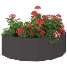 vidaXL Pflanzkübel Schwarz 120 X 60 X 35 Cm Stahl - A - Visualizzare 3
