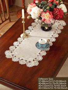 1 chiếc khăn trải bàn ren rỗng bằng chất liệu pha trộn giữa polyester và lanh, có thể tháo rời bằng nước, kiểu dáng tối giản và tinh tế, mộc mạc và tự nhiên, cao cấp cổ điển, rất cần thiết cho nhà bếp, có thể dùng làm khăn trải bàn ăn, tấm lót chén đĩa, trang trí tủ, bàn cà phê, kệ TV, trang trí nhà cửa, họp mặt gia đình, trang trí ngày lễ, trong nhà và ngoài trời, trang trí tiệc tùng và đám cưới, có nhiều kích cỡ, phù hợp cho mọi mùa. - Màu Khaki - Xem 12