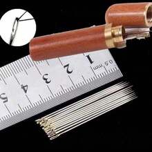 1 st slumpmässiga 30 st syfria nålar, lämpliga för äldre, blinda, handsömnad utan nål, hushållssynålar, gör-det-själv-nålar - 30 slumpmässiga - Visa 5