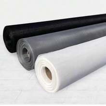 1 pieza Pantalla de ventana gris moderna de poliéster anti-pájaros, adecuada para el hogar - gris - Ver 3