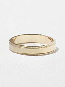 1pc Elegant Diamond & Cubic Zirconia Inlaid Ring, Suitable For Balls, Parties And Various Occasions - 4mm Gear Ring - View 8