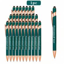 1/5/12/24/36 Pcs Personalized Customized Metal Ballpoint Pens With Stylus Retractable | Custom Engraved Name Date Logo Pens | Smooth Writing Medium Tip Soft Touch Anti-Slip Grip | For Work Office Business Writing Pens | School Student Teacher Pens | Wedding Couple Personalized Pens | Birthday Graduation Gifts | Back-To-School School Supplies Office Essentials | Classroom Dorm Office Conference Use | Mother's Day Gift | Teacher's Day Gift - Màu xanh da trời - Xem 21