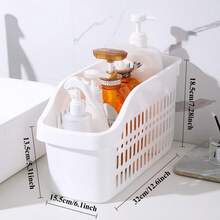 3pcs SUNFICON Kitchen Cabinet Storage Box Set - White Plastic Drawer Style Storage Boxes For Snacks, Utensils Etc. - Space Saving Design For Home And Bathroom - Includes Small, Medium And Large Sizes, Bathroom Storage | Simple White Storage Boxes | Durable Plastic Boxes, Kitchen Storage - Multicolor - View 8