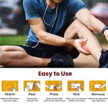 48pcs Traditional Chinese Moxa Plasters, Continuous Heating, Gentle & Non-Irritating, Suitable For Hands, Back, Feet, Legs, Body Parts - Brown - View 7