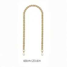 奢华五层重金属链条肩带 - 可调节长度 30/60/100/120 厘米，适用于手提包、钱包和斜挎包 DIY，优雅的链条替换件，完美的圣诞节和节日礼物，DIY 钱包制作 - 彩色 - 查看 12