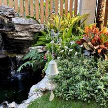 1pc Vintage Iron Bird Windchime, Suitable For Living Room Decor - Distressed Green - View 10