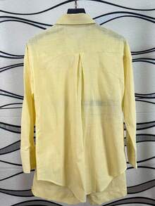 Women's Imported Linen Shirt / Button / Lining / / Women's - Kuning - View 6
