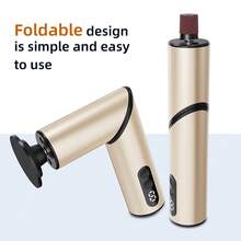 Bestselling Foldable Electric Foot Grinder, Automatic Foot File To Remove Calluses And Dead Skin, Rechargeable - FR11-gold - View 2