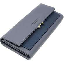 Cartera Mujer Moderna Billetera de Cuero con Monedero y Tarjetero (Azul),41117731 - Multicolor - Ver 1