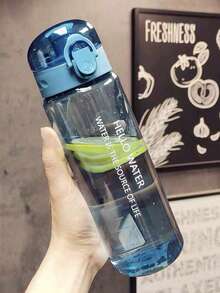 1个780毫升防漏运动水壶，适合返校季——让您在夏季瑜伽活动中全天保持水分充足，充满活力。大容量，时尚外观，是返校季和圣诞节的理想之选。 - 彩色 - 查看 13