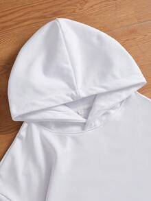 Sanrio Hello Kitty Men's Sweatshirt, Winter Men's Printed Hoodie - White - View 3