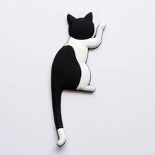 1pc 2026 Hot Selling Japanese Style Cat Fridge Magnet Hook, Cute Cartoon Cat Tail Shaped Hook, Perfect Gift, Holiday Gift, Birthday Gift, Interesting Gift, Valentine's Day Gift - Multicolor - View 12
