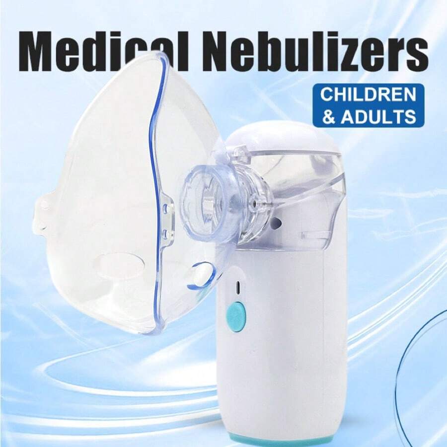 Portable Vaporizer For Outdoor Use, Adult Handheld Vaporizer, And Home/Medical Mesh Nebulizer - White - View 1