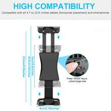 Soporte multifuncional giratorio 360° para tableta y teléfono, soporte de escritorio para transmisión en vivo de teléfono, accesorio para teléfono - Negro - Ver 7