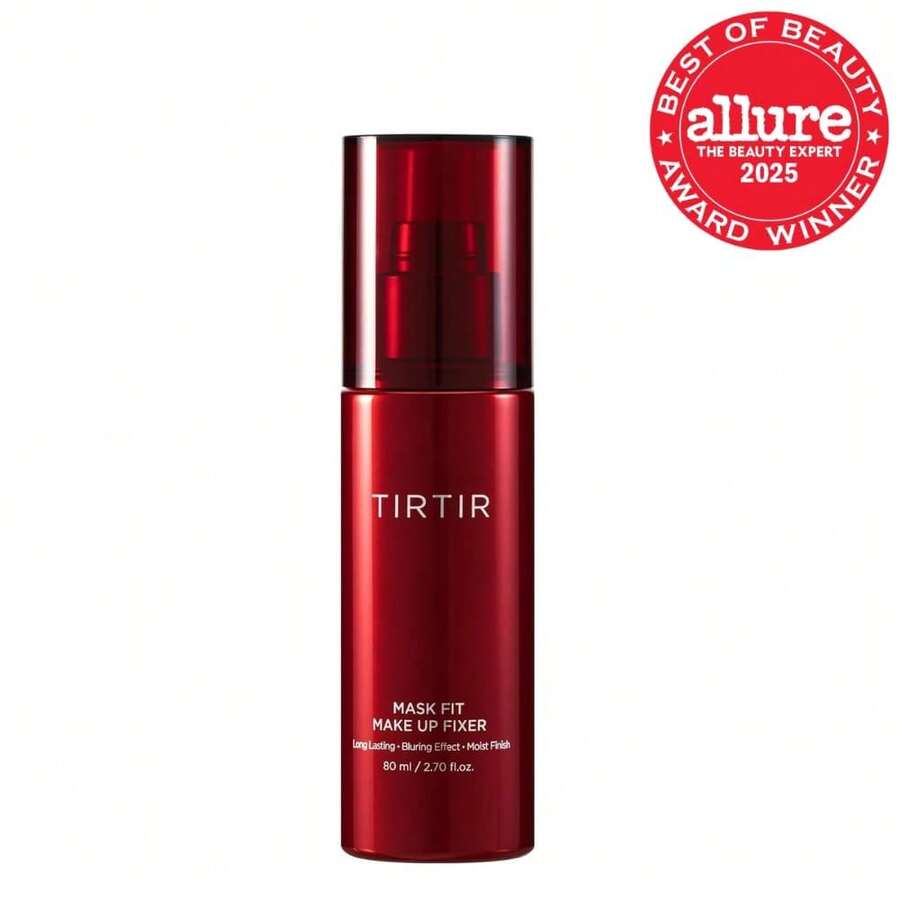 TIRTIR Mask Fit Make Up Fixer 80ml,  Long Lasting Makeup, 24H Transfer-Resistant Lightweight Non-Greasy Makeup Setting Spray, Oil Control, Resists Humidity, Smudge-Proof, Waterproof, Make Up Mist, Best Selling Make Up Mist, Makeup Setting Spray, Glassy Finish, Girlfriend Mom Friend Wife Birthday Gift - Đỏ - Xem 1