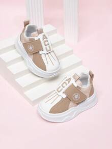 儿童休闲运动鞋，新款软底百搭女童帆布鞋，时尚男童休闲鞋 - 卡其色 - 查看 7