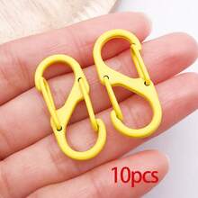10pcs Snap Lobster Claw Keychain Clasps Clip Hook Trigger Spring Keyring Buckle For Keychains Bag Purse Handbag Collars Bags Charm - Multicolor - View 22