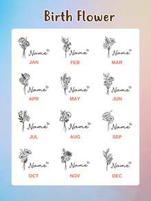 Custom Jewelry Tray With Name, Personalized Ring Plates-With Birth Flower, Customized Memorabilia Box, Customizable Travel Jewelry Tray, Wedding Gifts, Birthday Gifts, Anniversary, Valentine's Day, Bedroom, Besties, Friend, Couple, Family, Bride - Style a - View 4