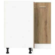 vidaXL Küchenschrank Lyon Artisan-Eiche 75,5x75,5x81,5 Cm Holzwerkstoff - Gelb - Übersicht 5