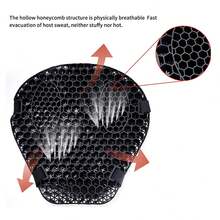 Universal Motorcycle Gel Seat Cushion 3D Honeycomb Shock Absorbing Pad, Comfortable For Long Rides - Motorcycle Seat Cushion - View 2