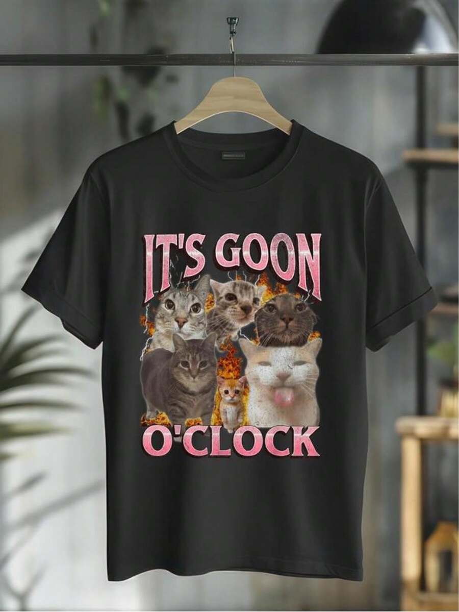 Men T-Shirts - 黑色 - 查看 1