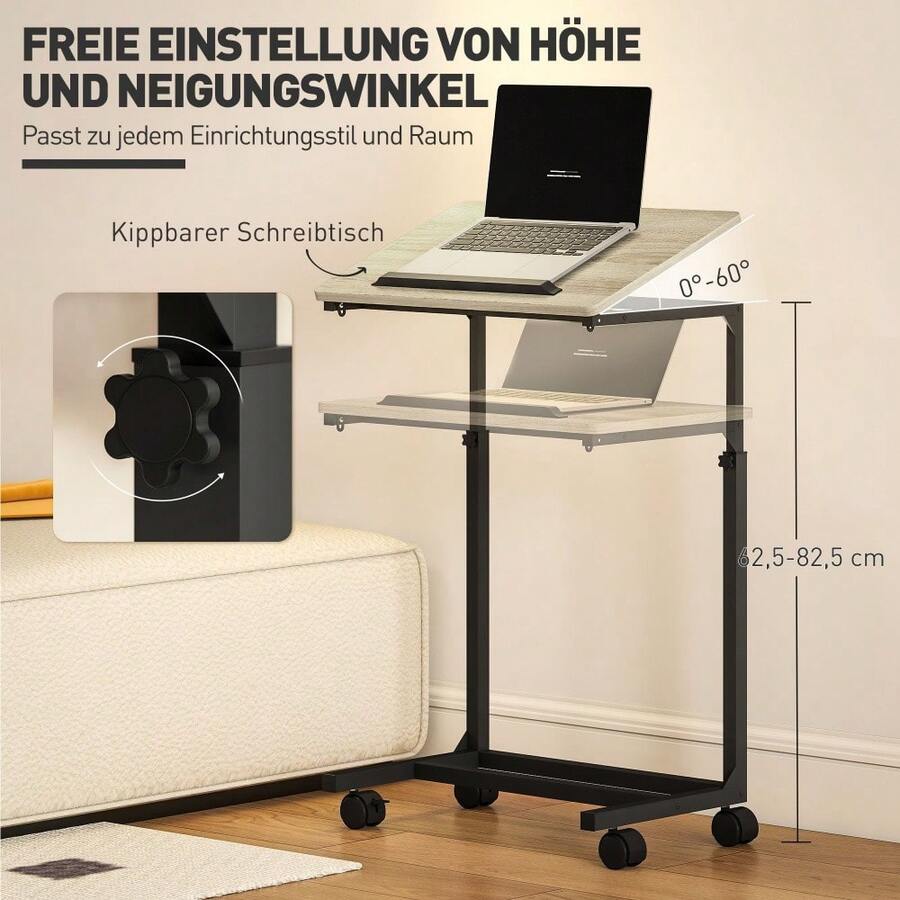 Home Office Desks - Khaki - View 1