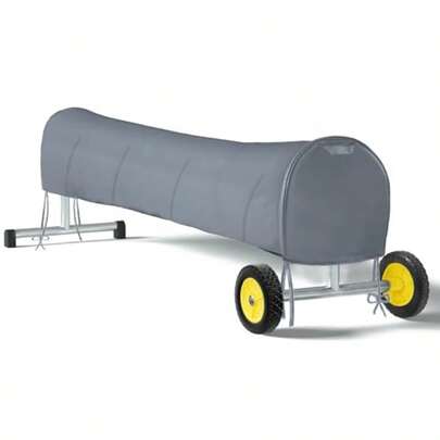 Odwmwhuh  Swimming Pool Solar Reel Cover Heavy Duty Waterproof Pool Solar Blanket Reel Cover Pool Cover Reel Cover 16 Feet Grey