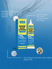 Gentle Shoe Glue, Invisible Daily Shoe Repair Adhesive, Multi-Purpose Portable Shoe Sole Glue - A - View 10