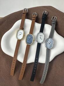 1件女士复古时尚百搭休闲手表，适合日常佩戴 - 均碼 - 查看 11