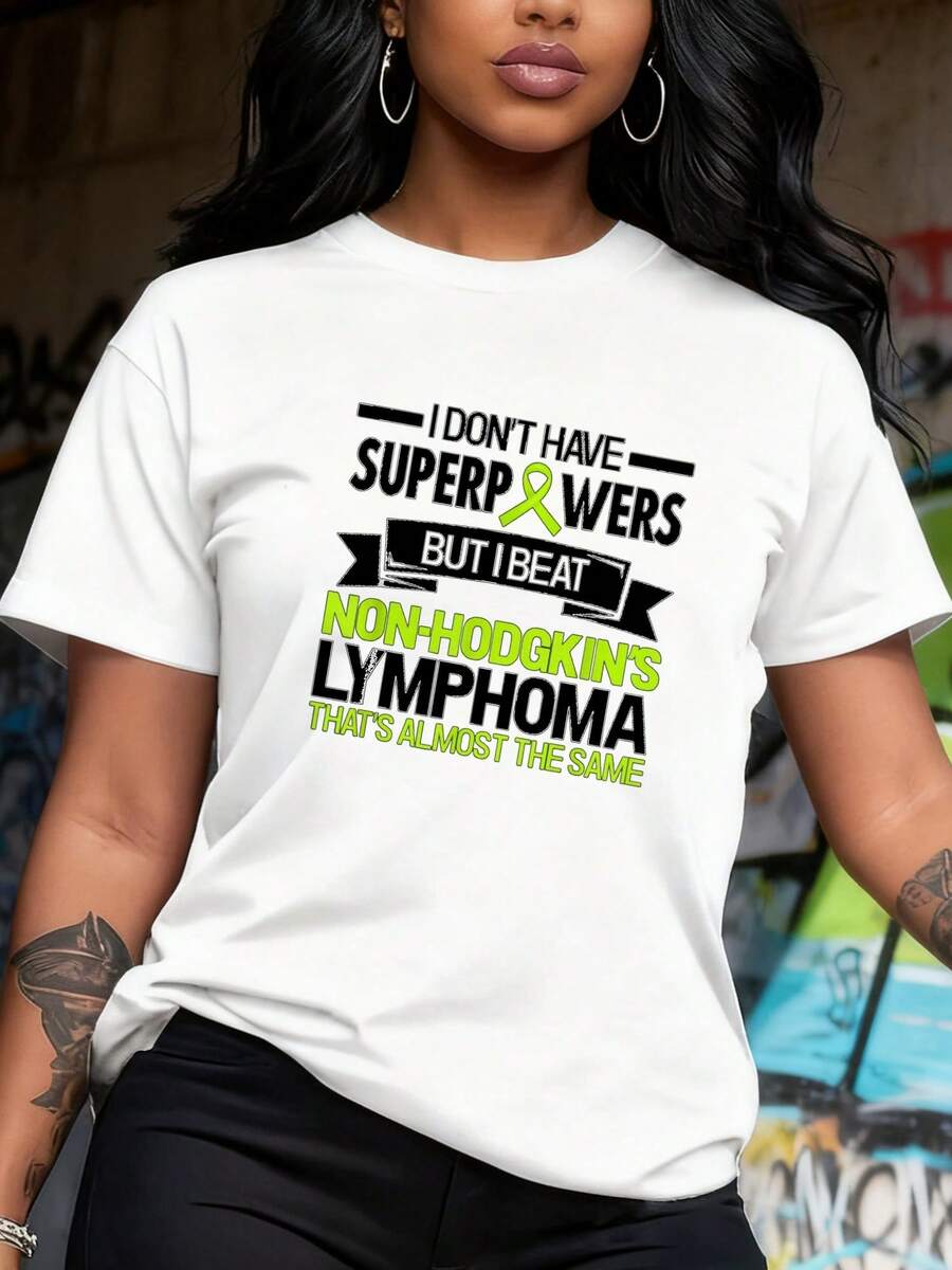 Non-Hodgkin's Lymphoma Cancer Awareness Beat The C - 白色3 - 查看 1