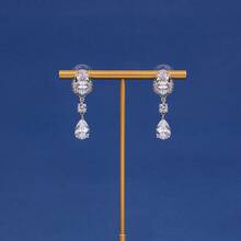 3件套银饰套装/多种颜色可选，女士首饰套装，配饰，饰品套装，钻石项链，吊坠，首饰，项链，耳环，蛇形饰品，首饰套装，女士首饰，婚礼，婚礼配饰，适合女士/新娘/伴娘/节日/派对/婚礼/宴会佩戴，情人节礼物 - 首飾套裝 - 查看 9