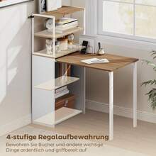 Home Office Desks - White - View 8