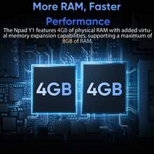 N-OneTablet  NPad Y1 / Procesor UNISOC / Android 13 / 4 GB (LPDDR3) + 64 GB / 10,1-calowy ekran dotykowy IPS (1280 x 800) / Bateria 5000 mAh / Wi-Fi 5 (2,4 GHz + 5 GHz) (bez karty SIM) / Tablet z Wi-Fi / Możliwość rozszerzenia pamięci do 1 TB za pomocą karty SD / Aparat 5 MP + 2 MP - Szary - Zobacz 9