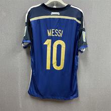 [48h Instant Delivery]Argentina Team 2014 World Cup  No.10 Jersey Dark Blue Away Football Shirt - 彩色 - 查看 1