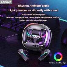 Lenovo TG101 TWS Gaming Earbuds With Hybrid Active Noise Cancelling, Bluetooth 5.4 For Stable Dual Device Connection, 40ms Low Latency Mode For Gaming & Videos, 24H Total Battery With Fast Charging, Secure Ergonomic In-Ear Fit, Touch Controls, Hi-Fi Stereo Sound With Deep Bass, Clear Voice Calls, Perfect For Mobile Gaming, Music, Workouts, Office - Multicolor - View 5