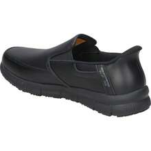 Skechers 斯凱奇 | 斯凱奇男士Nampa Broxtin一腳蹬工作鞋 – 黑色一腳蹬工作鞋 – 透氣記憶泡棉 – 防滑鞋底 – 工作鞋 – 型號 200304EC-BLK – ✅ 24/72小時送達西班牙（半島） - 黑色 - 查看 5