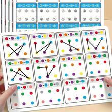 12 Reusable A4 Size Wipe Clean Tracing Cards, 6 Sheets, Visual Tracking & Focus Exercise For Elderly To Improve Memory & Vocabulary, Great Gift For Mother's Day, Halloween, Christmas, New Year, Cognitive Training, Memory Enhancement, Visual Tracking Cards, Interactive Flashcards, Durable Flashcards, Smooth Writing Surface, Learning Cards, Educational Tool, Elderly Learning, Senior Education - Multiple Styles - View 7