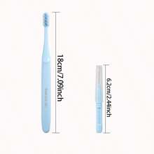 2件套口腔护理套装 - 包括软毛牙刷和牙线友好型牙间刷，清洁牙齿、矫正器和口腔护理的必备工具，适合成人和情侣，情人节佳品。 - 彩色 - 查看 9