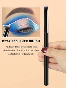 Eid Al-Fitr 31pcs/1pc Makeup Brush Set: Includes 20 Soft Makeup Brushes-Powder Brush, Blush Brush, Contour Brush, Highlighter Brush, Foundation Brush, Nose Contour Brush, Eyeshadow Brush, Eyebrow Brush, Lip Brush, And Detail Brush-Plus 1 Travel-Friendly Waterproof Makeup Bag - Black - View 5