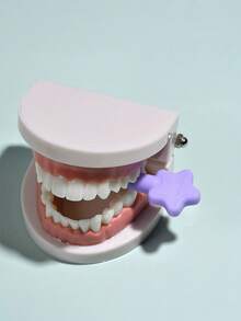 1/2/3/4 piezas Palitos de masticación oral con forma de estrella para ejercicio del músculo masetero con brackets invisibles, aptos para uso diario de hombres y mujeres - Multicolor - Ver 4