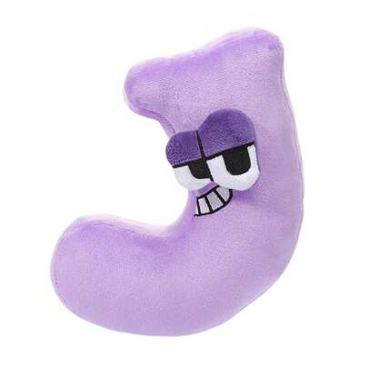 Letras del Abecedario A - Z de Peluche, Juguete Educativo de Peluche Suave.